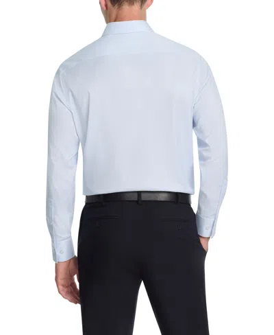 Calvin Klein Men's Wrinkle Free Slim Fit Dress Shirt In Blue