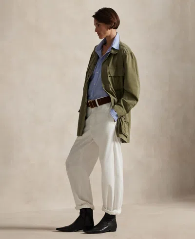 Polo Ralph Lauren Women's Long Sleeve Utility Jacket In Green