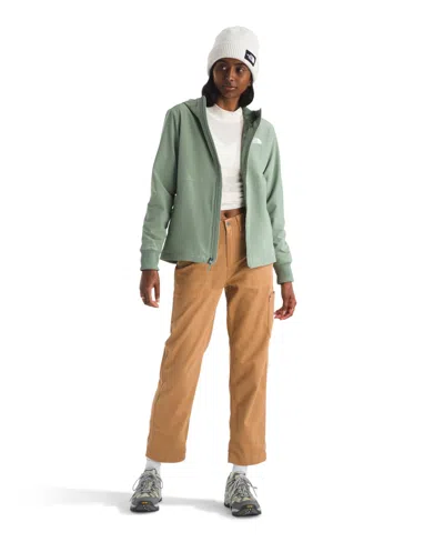 The North Face Women's Shelbe Raschel Hoodie Jacket In Green