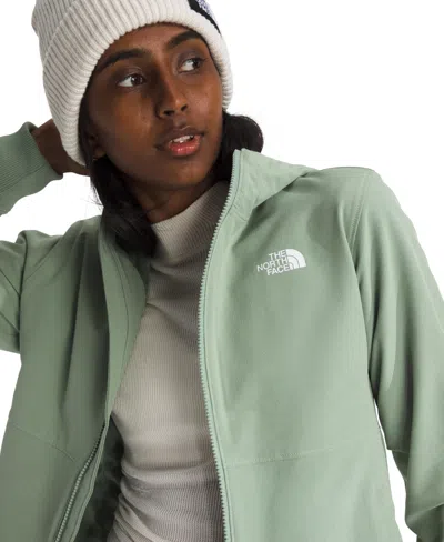 The North Face Women's Shelbe Raschel Hoodie Jacket In Green