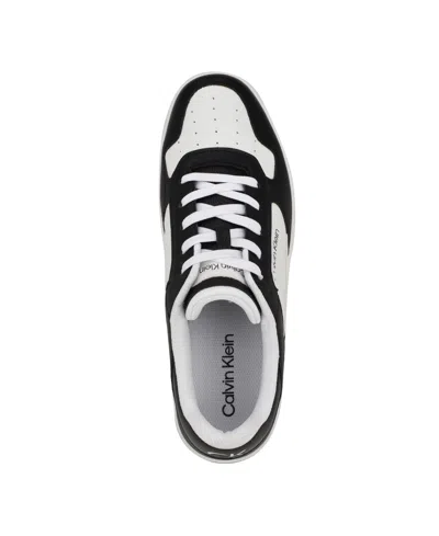 Calvin Klein Men's Landy Round Toe Lace Up Sneakers In Multi