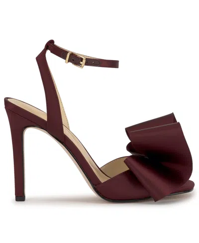 Jessica Simpson Women's Olivine Bow High-heel Stiletto Dress Sandals In Red
