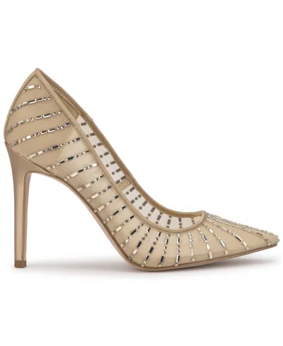 Jessica Simpson Piviano Pointed Toe Pump In Gold