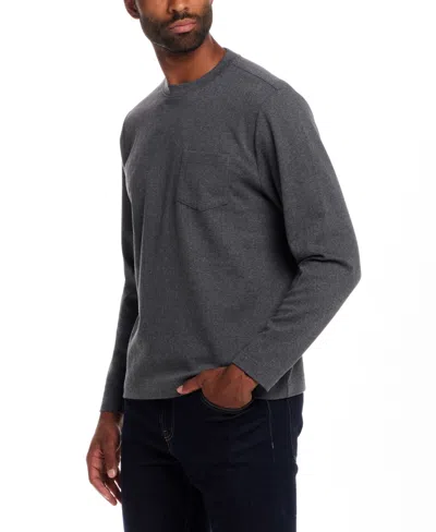 Weatherproof Vintage Men's Crewneck Shirt In Gray