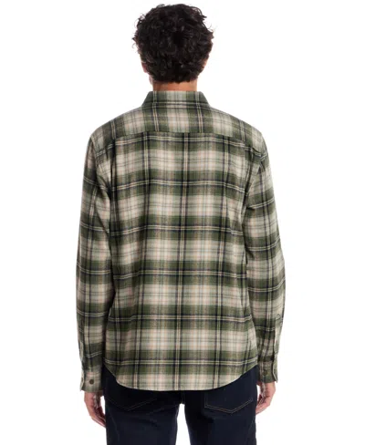 Weatherproof Vintage Men's Flannel Shirt In Gray
