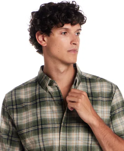 Weatherproof Vintage Men's Flannel Shirt In Gray