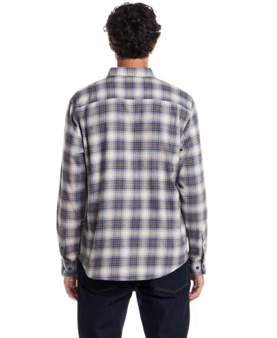 Weatherproof Vintage Men's Flannel Shirt In Blue