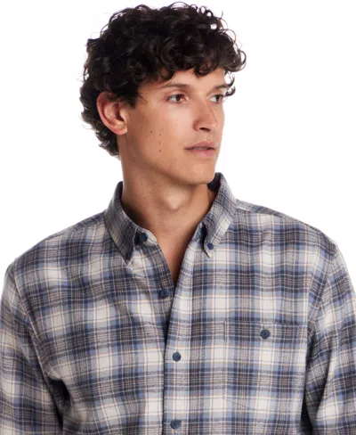 Weatherproof Vintage Men's Flannel Shirt In Blue