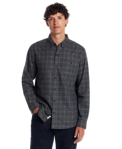 Weatherproof Vintage Men's Flannel Shirt In Black