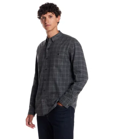 Weatherproof Vintage Men's Flannel Shirt In Black