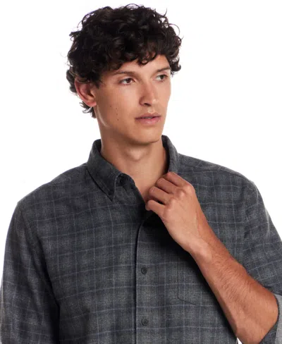 Weatherproof Vintage Men's Flannel Shirt In Black