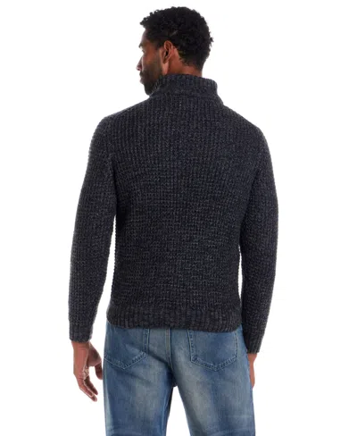 Weatherproof Vintage Shaker Rib Mock Neck Sweater In Black