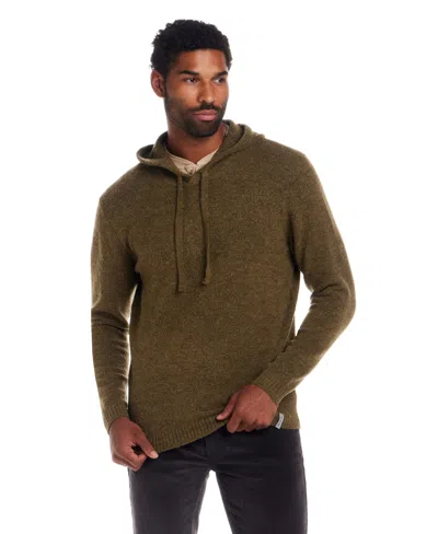 Weatherproof Vintage Boucle Wool-blend Hoodie In Green