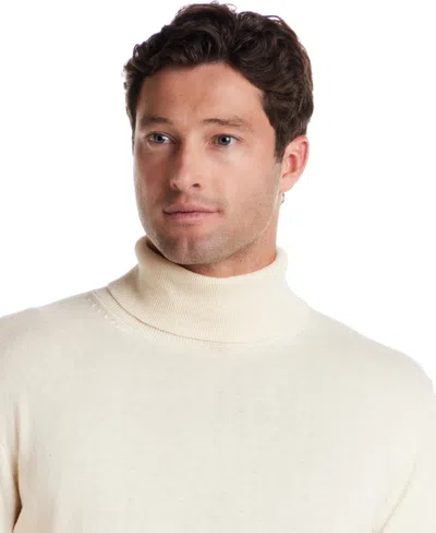 Weatherproof Vintage Men's Turtle Neck Sweater In White