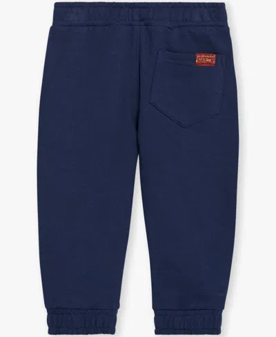 7 For All Mankind Baby Boys 2-piece Sweat Long Sleeve Hoodie And Joggers Set In Blue