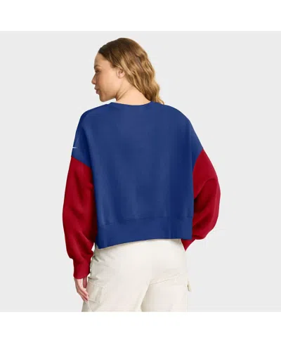 Nike New York Giants  Women's Nfl Pullover Crew In Blue