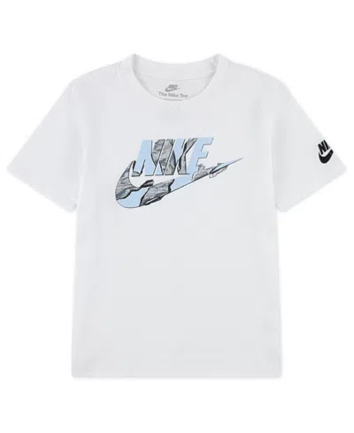 Nike Little Kids' Unwrapped Futura T-shirt In White