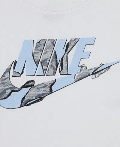 Nike Little Kids' Unwrapped Futura T-shirt In White