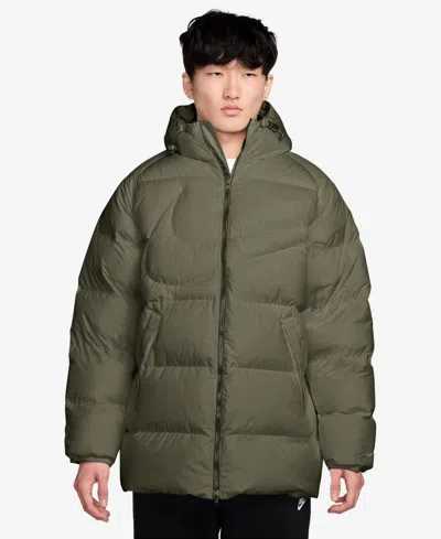 Nike Sportswear Club Men's Therma-fit Loose Parka In Green