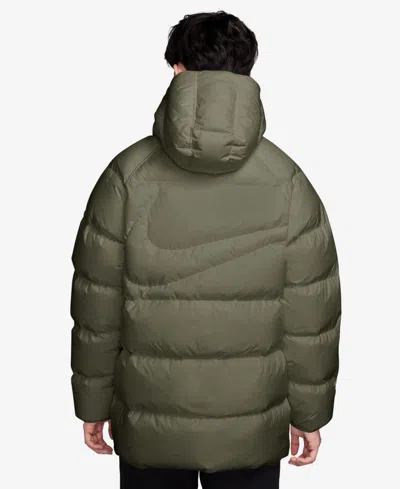Nike Sportswear Club Men's Therma-fit Loose Parka In Green