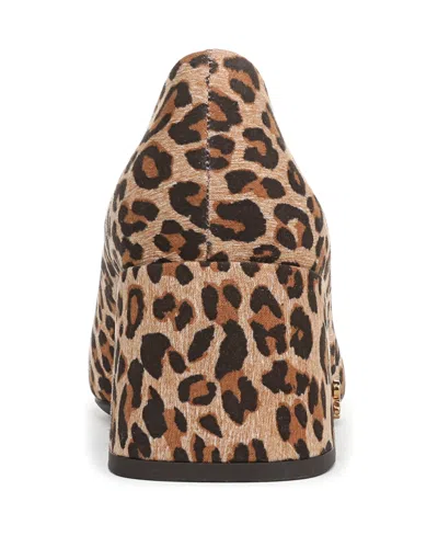 Sam & Libby Gianella Square Toe Pump In Animal Print