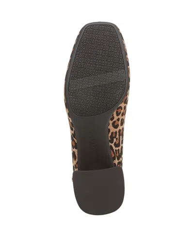 Sam & Libby Gianella Square Toe Pump In Animal Print