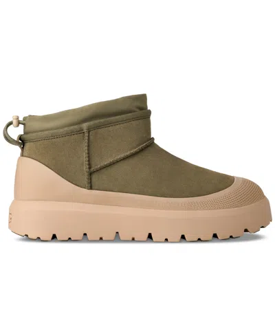 Ugg Men's Classic Ultra Mini Weather Hybrid Boots In Green