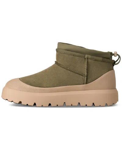 Ugg Men's Classic Ultra Mini Weather Hybrid Boots In Green