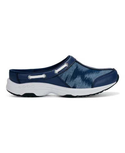 Easy Spirit Women's Travelport Nautical Mule Walking Sneakers In Blue