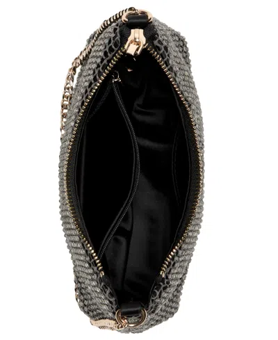 Guess Zalina Top Zip Shoulder Bag In Black