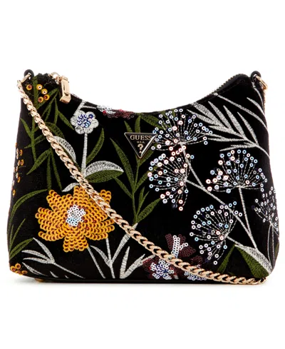 Guess Zalina Top Zip Small Shoulder Bag In Multi