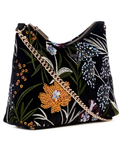 Guess Zalina Top Zip Small Shoulder Bag In Multi