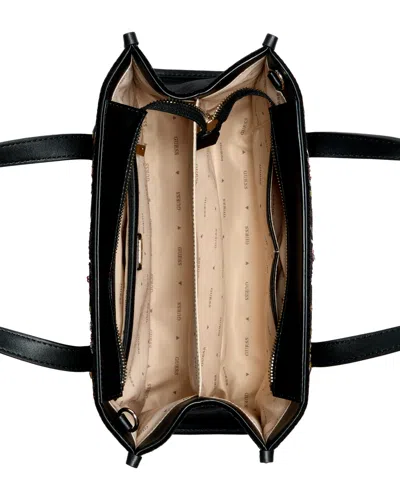 Guess Zalina 2 Compartment Medium Tote Bag In Blue