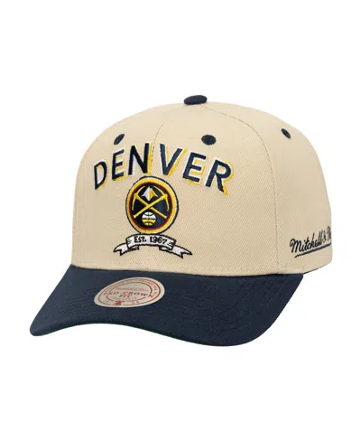 Mitchell & Ness Men's Cream Pittsburgh Penguins Soul Legacy Defined Two-tone Pro Crown Adjustable Hat In Neutral