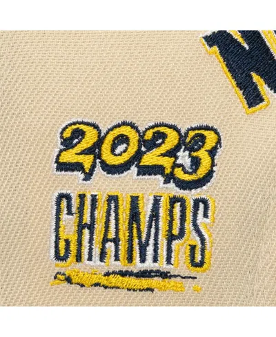 Mitchell & Ness Men's Cream Pittsburgh Penguins Soul Legacy Defined Two-tone Pro Crown Adjustable Hat In Neutral