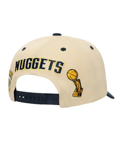 Mitchell & Ness Men's Cream Pittsburgh Penguins Soul Legacy Defined Two-tone Pro Crown Adjustable Hat In Neutral