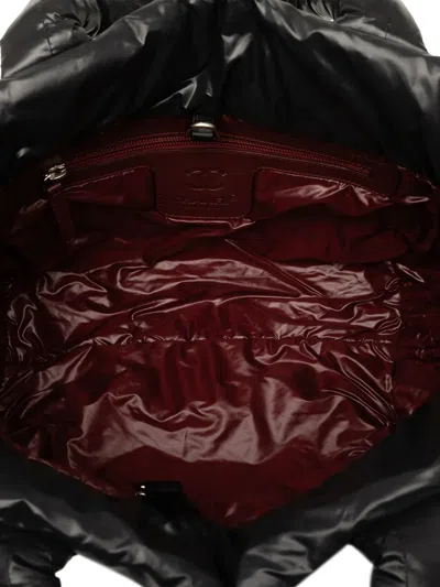 Pre-owned Chanel 2011 Small Quilted Nylon Coco Cocoon Tote Bag In Black
