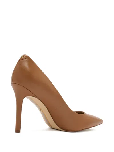 Sam Edelman 100mm Pointed-toe Pumps In Brown