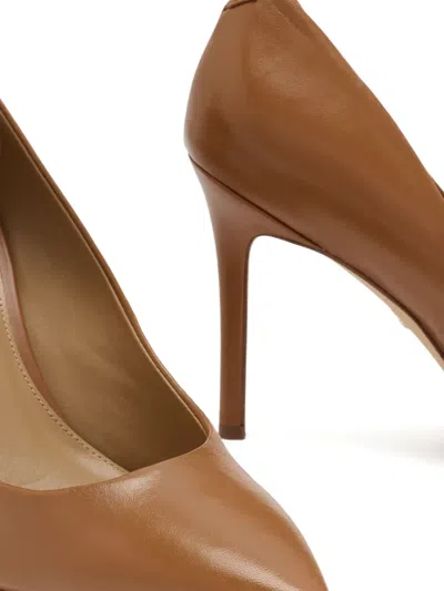 Sam Edelman 100mm Pointed-toe Pumps In Brown