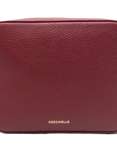 Coccinelle Tebe Cross Body Bag In Red