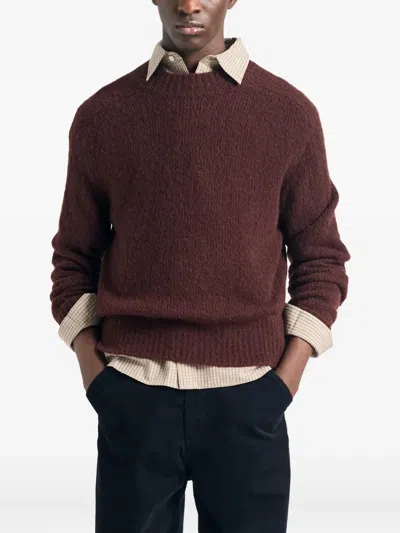 Norse Projects Crew-neck Sweater In Brown