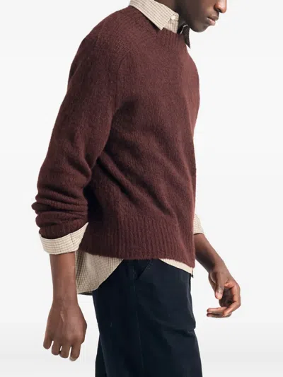 Norse Projects Crew-neck Sweater In Brown