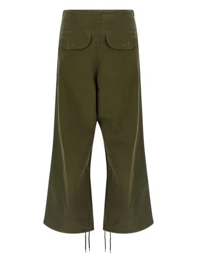 Entire Studios Barren Cargo-pocket Trousers In Green