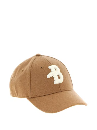 Ballantyne Logo-patch Cap In Brown