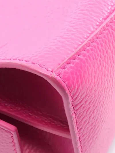 Pre-owned Balenciaga Braided Handle Nano Handbag In Pink