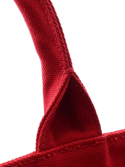 Pre-owned Prada 2010s Canvas Tote Bag In Red