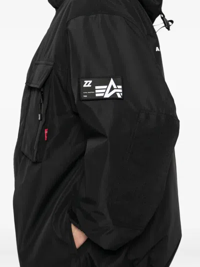 Izzue Hooded Padded Jacket In Blue