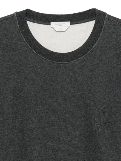 Jacob Cohen Crew-neck Sweatshirt In Black