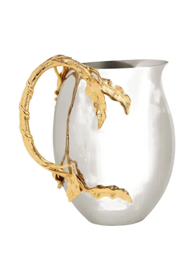 L'objet Leaf-handle Pitcher (21cm X 14cm) In Silver