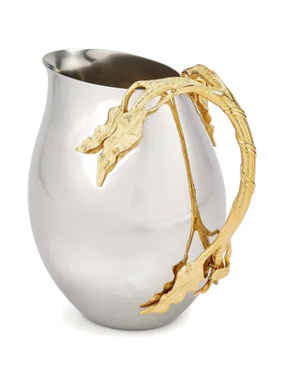 L'objet Leaf-handle Pitcher (21cm X 14cm) In Silver